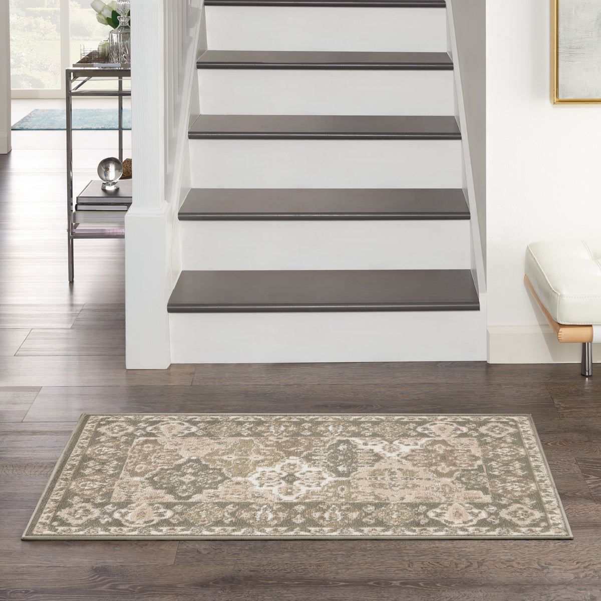 Grafix GRF31 Green Rug - room scene
