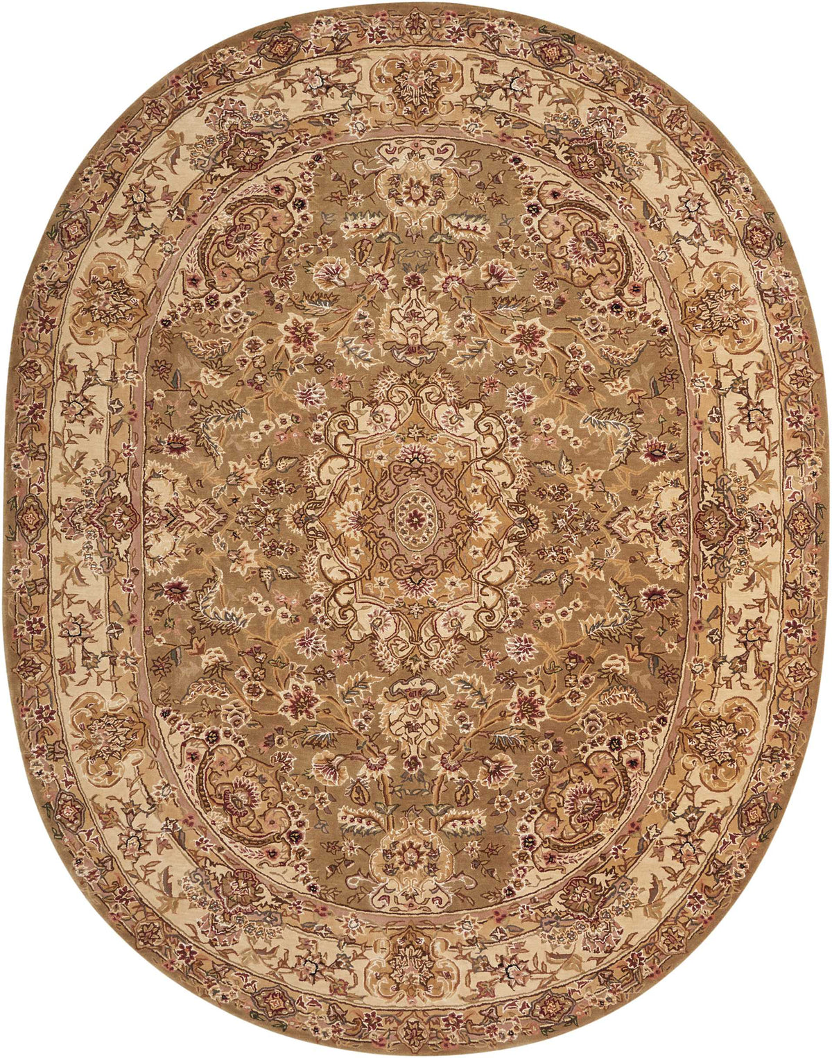Nourison 2000 2028 Olive Rug - Oval