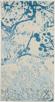 Jubilant JUB12 Ivory Blue Rug - Rectangle