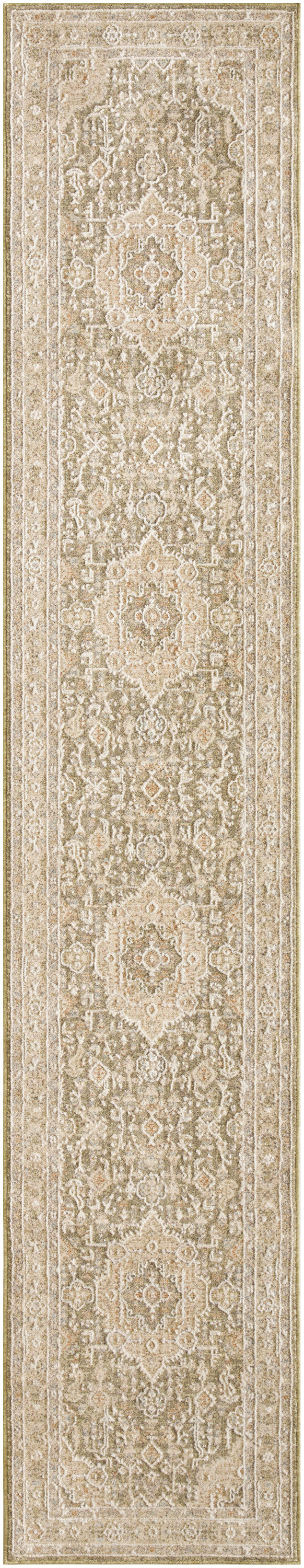 Retreat RET02 Green Rug - Runner