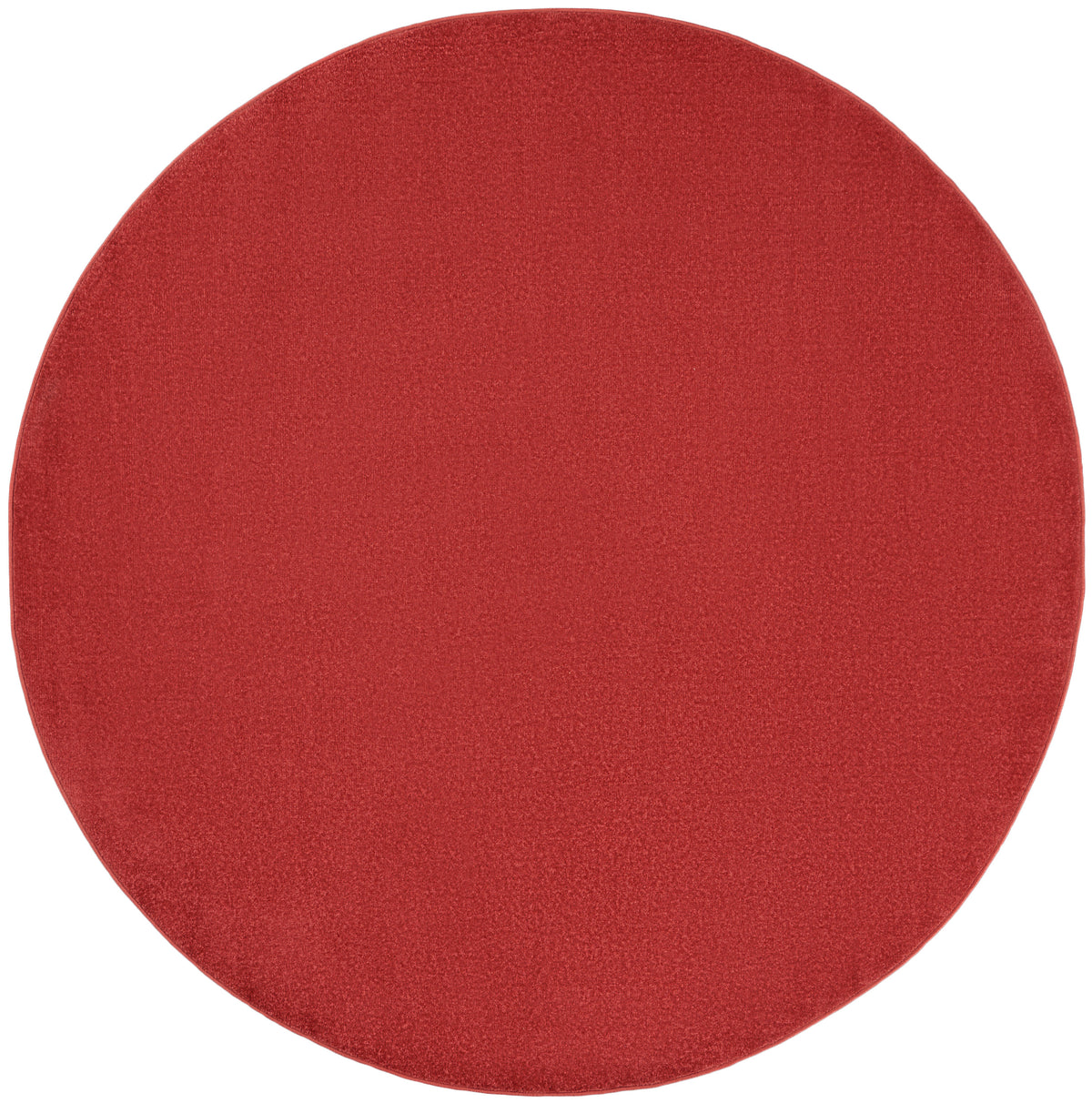 Nourison Essentials NRE01 Brick Red Rug - Round