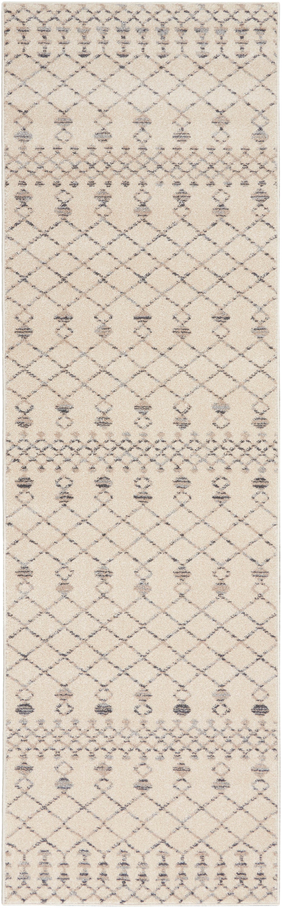 Palermo PMR03 Beige Grey Rug - Runner