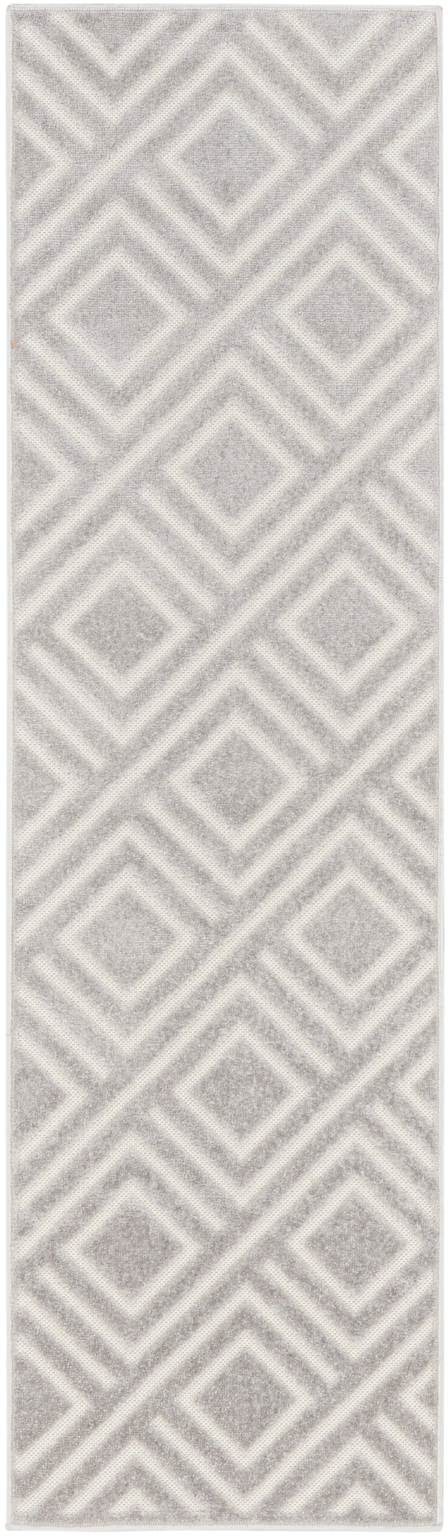 Care Free CAF03 Light Grey Rug - Runner