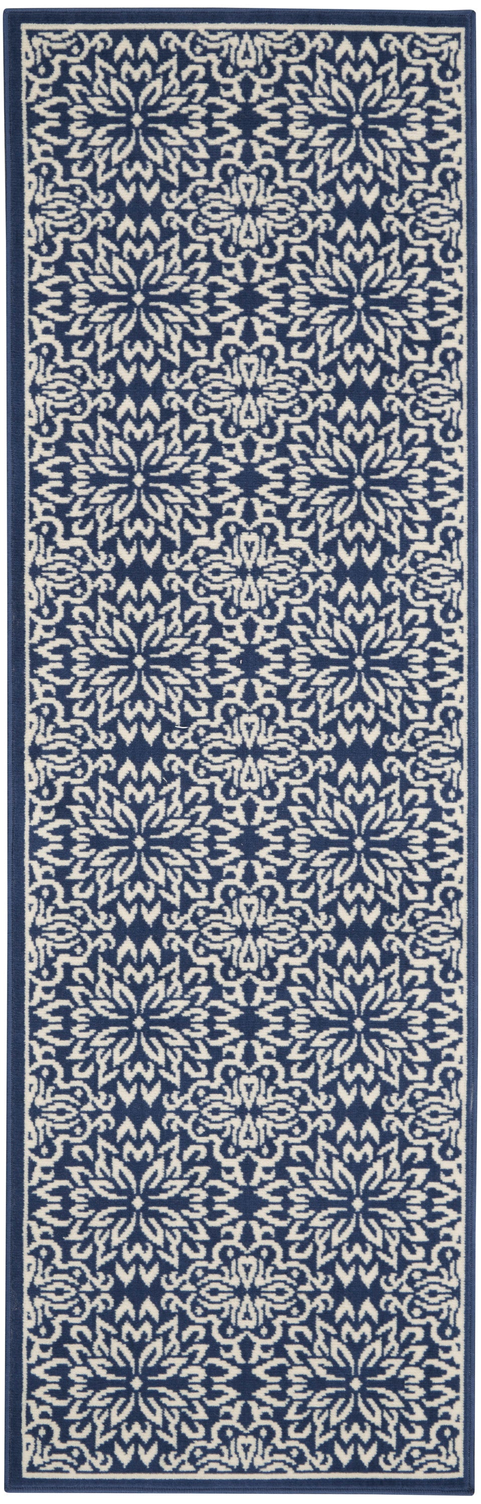 Jubilant JUB06 Navy Ivory Rug - Runner