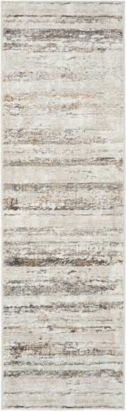 Glitz GLZ10 Cream Grey Rug - Runner