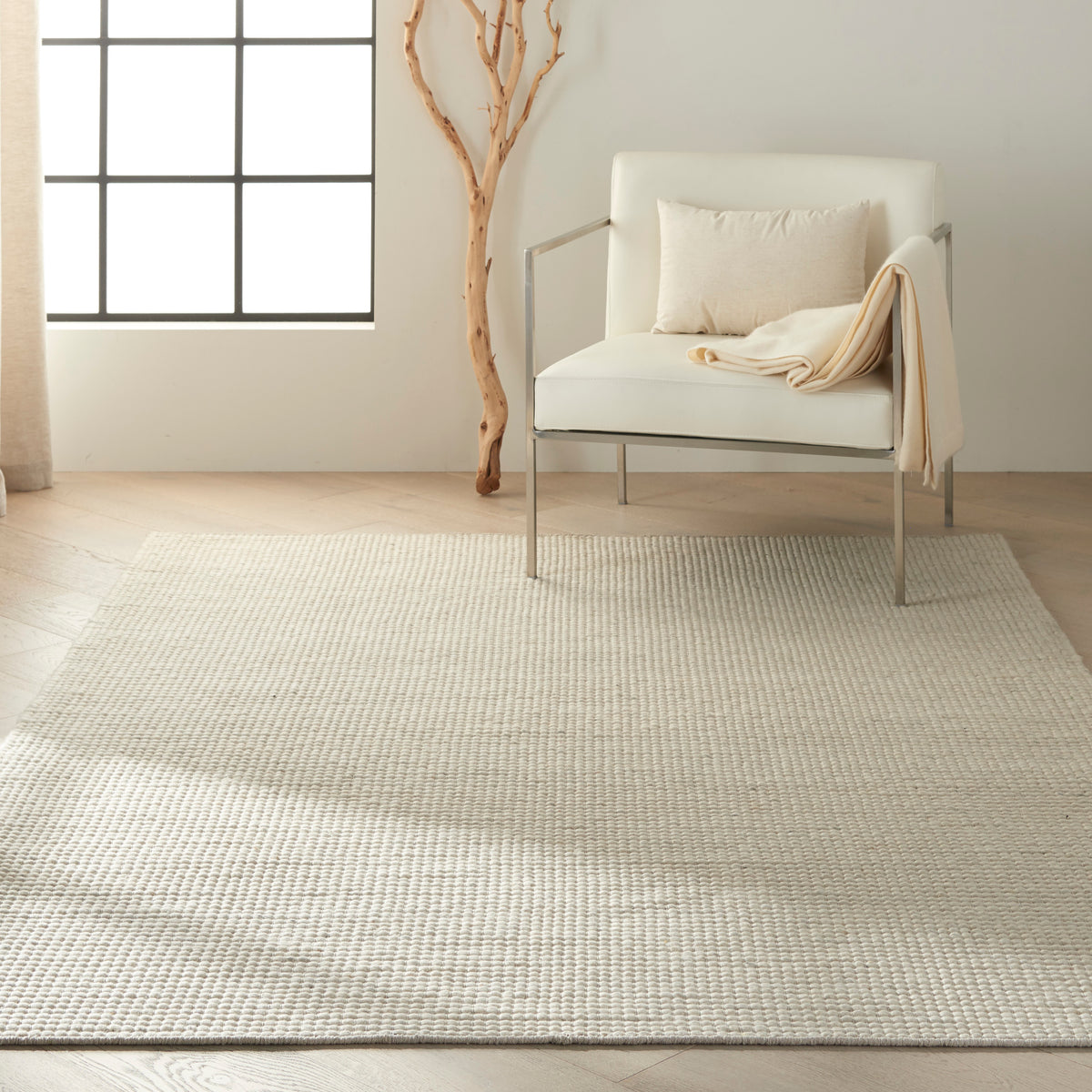 Lowland LOW01 Beach Rock Rug - room scene