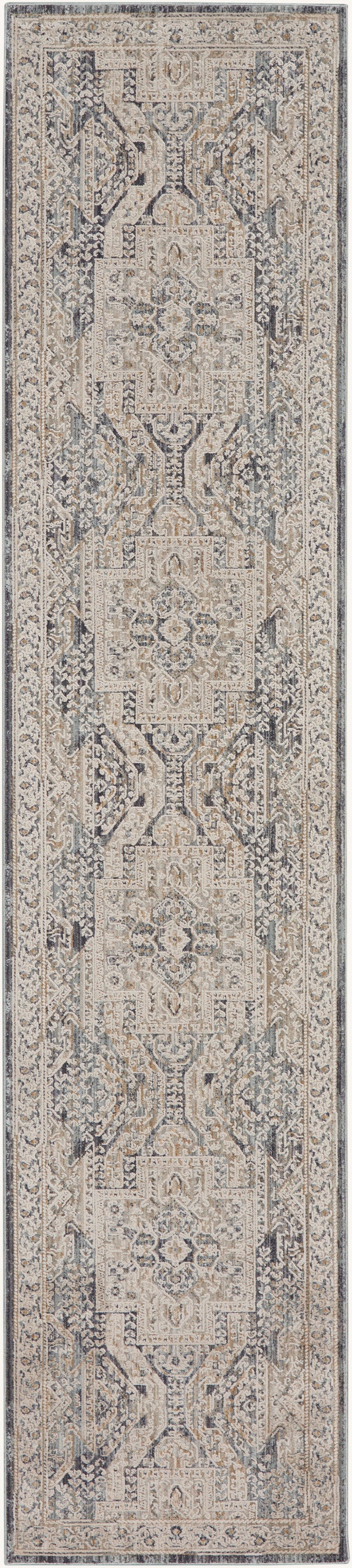 Lynx LNX01 Ivory Charcoal Rug - Runner