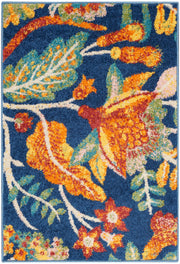 Allur ALR09 Navy Multicolor Rug - Rectangle