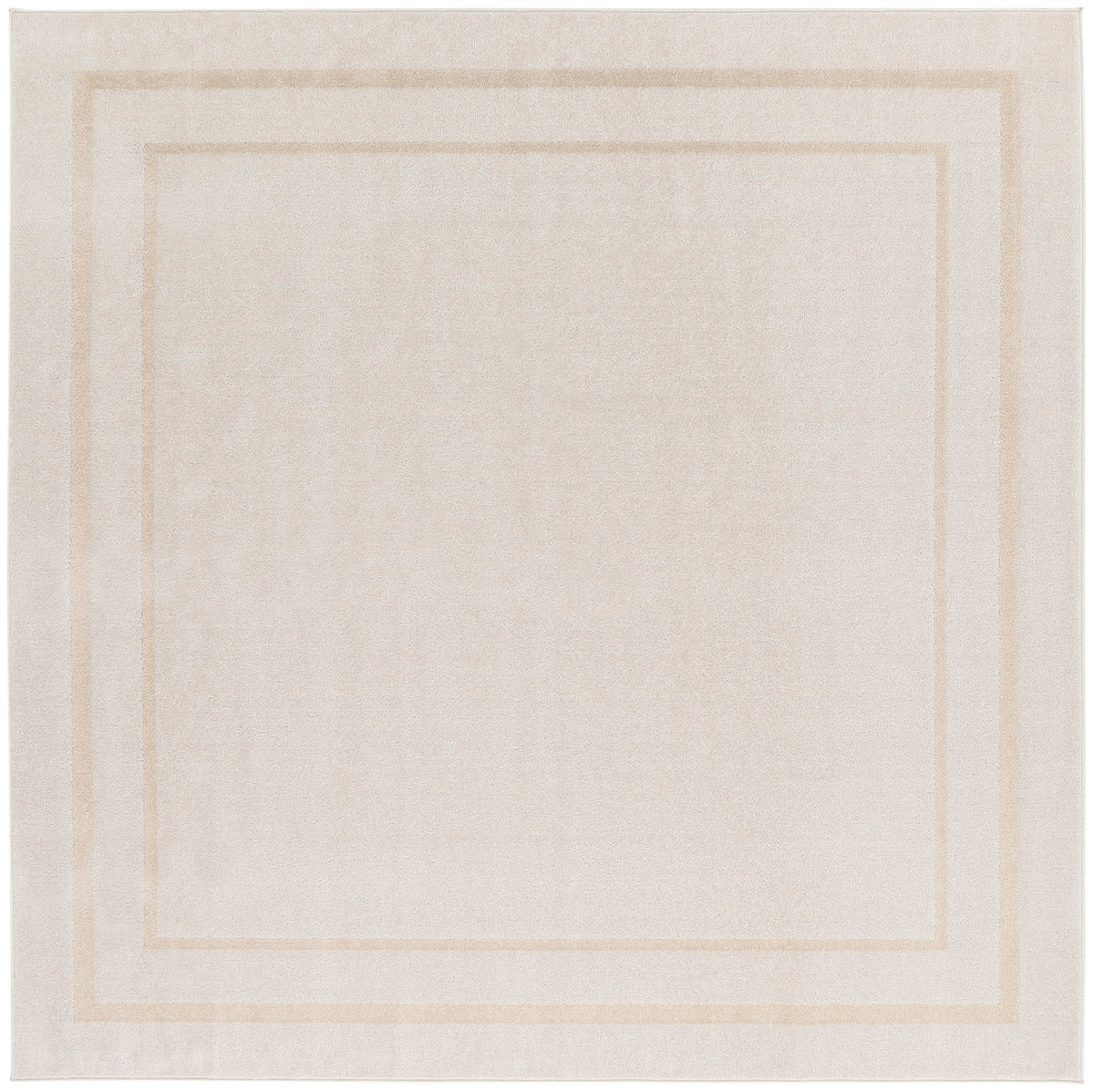 Nourison Essentials NRE02 Ivory Gold Rug - Square