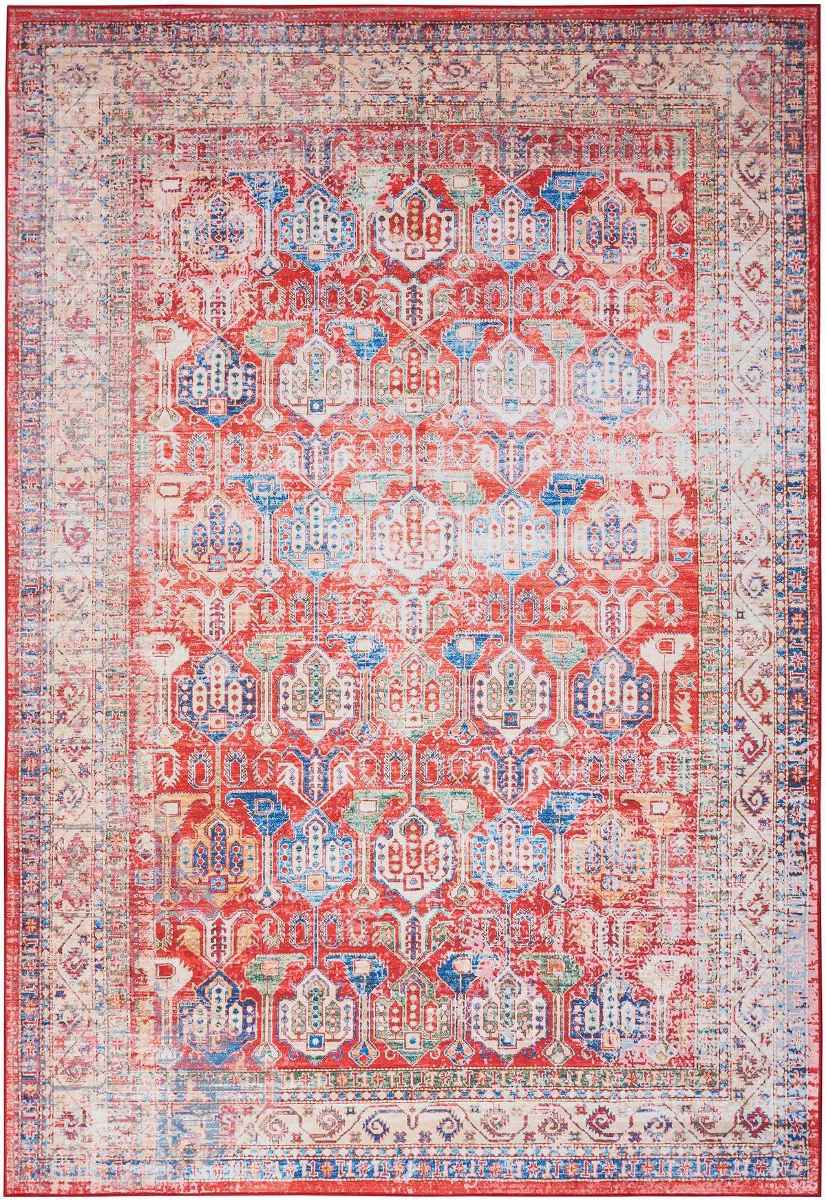 Fulton FUL09 Red Rug - Rectangle