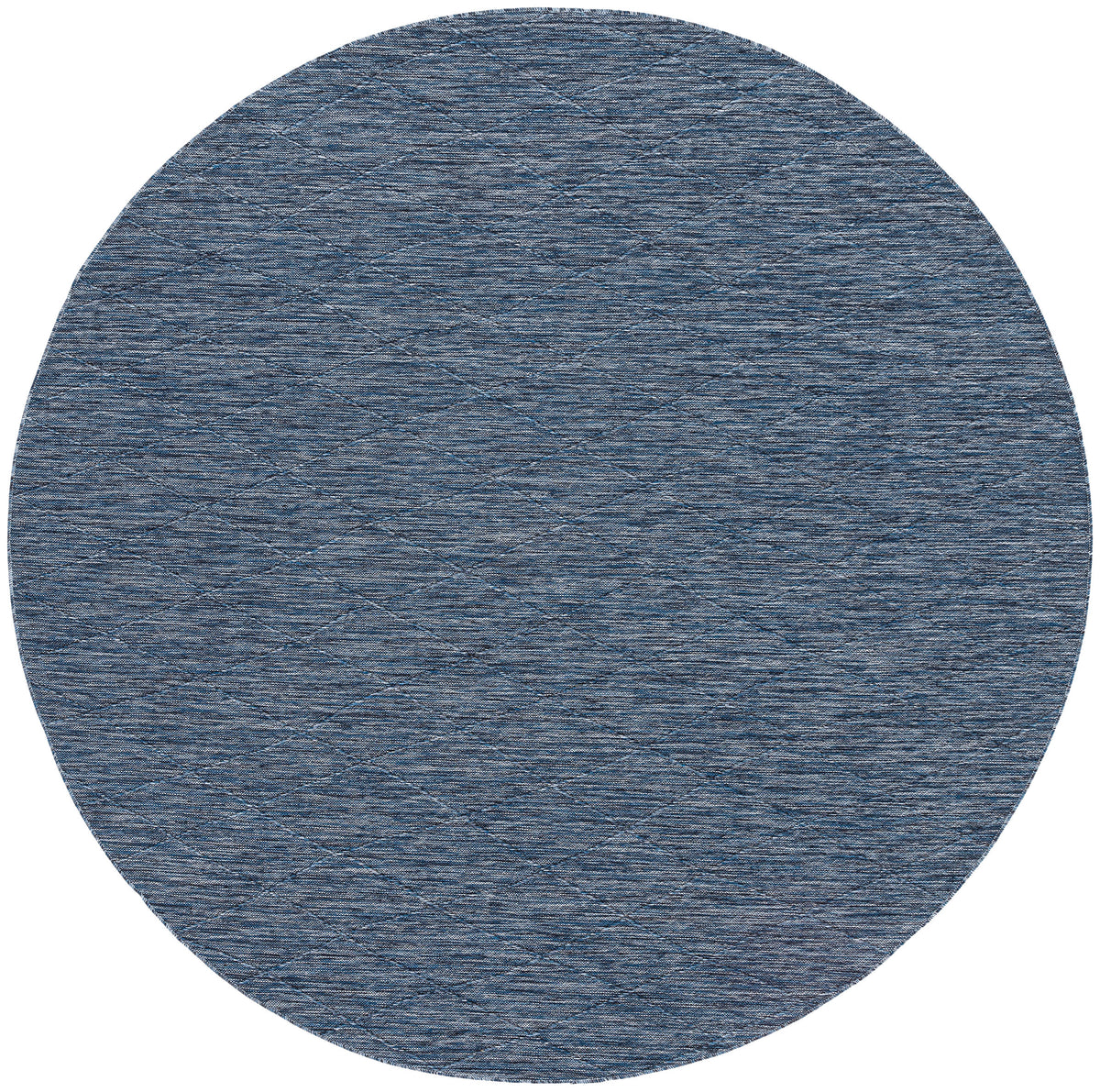 Washable Solutions WSL01 Navy Blue Rug - Round