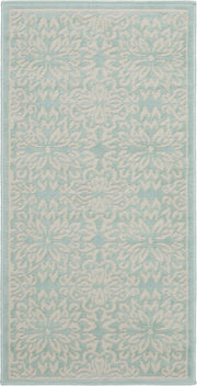 Jubilant JUB06 Ivory Green Rug - Rectangle