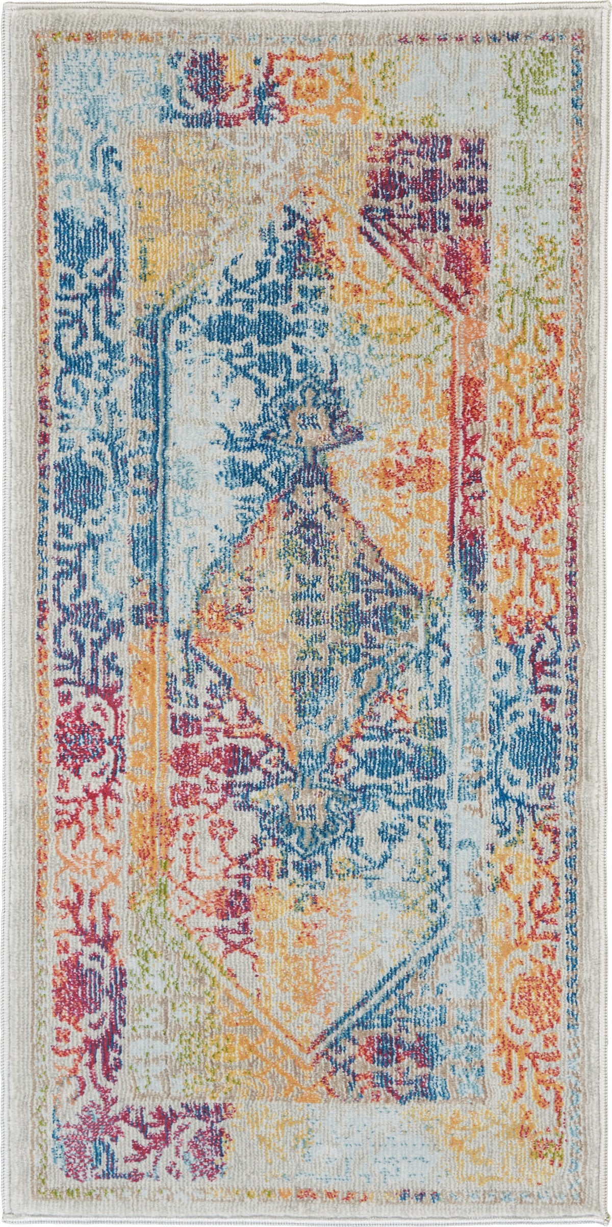 Ankara Global ANR04 Ivory Multicolor Rug - Rectangle