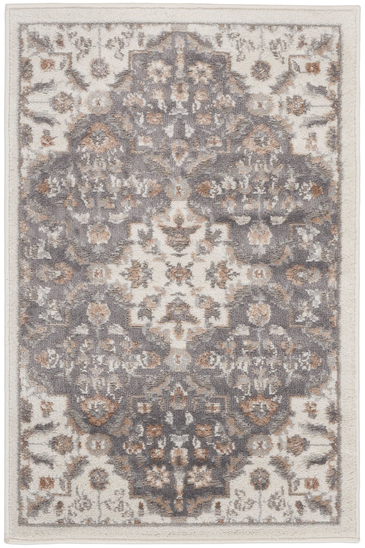 Elation ETN08 Ivory Grey Rug - Rectangle