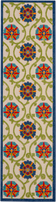 Aloha ALH19 Blue Multicolor Rug - Runner