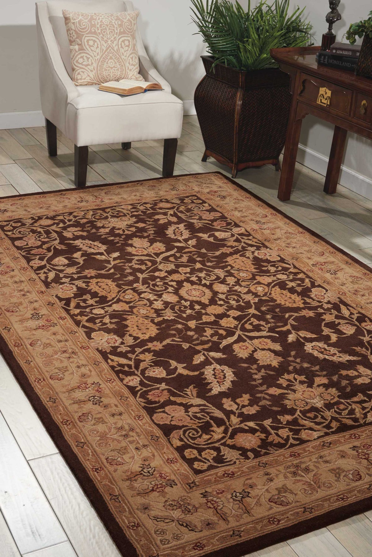 Heritage Hall HE05 Brown Rug - room scene