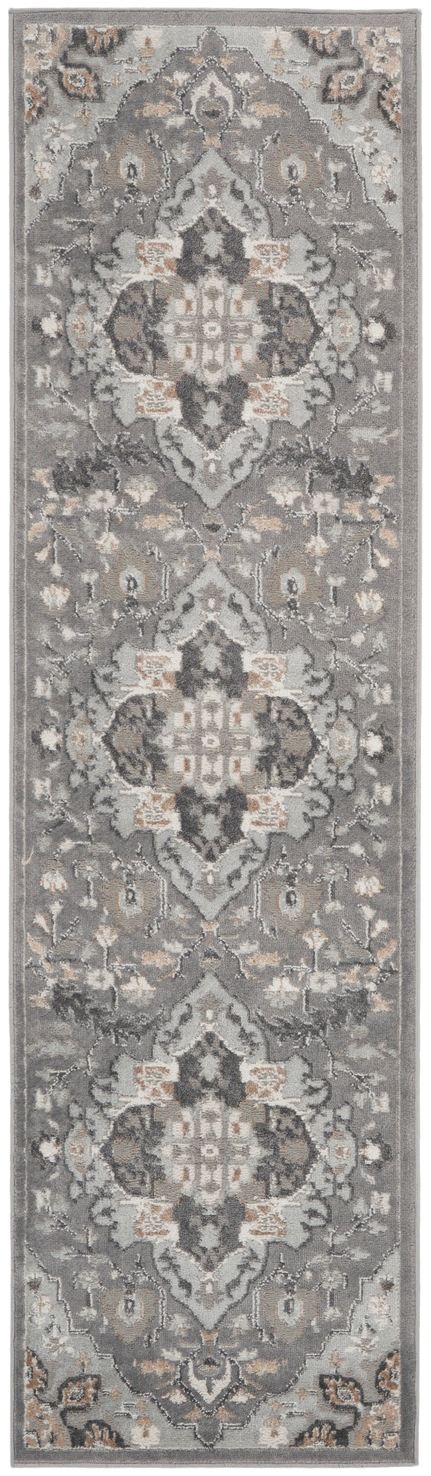 Elation ETN09 Grey Rug - Runner