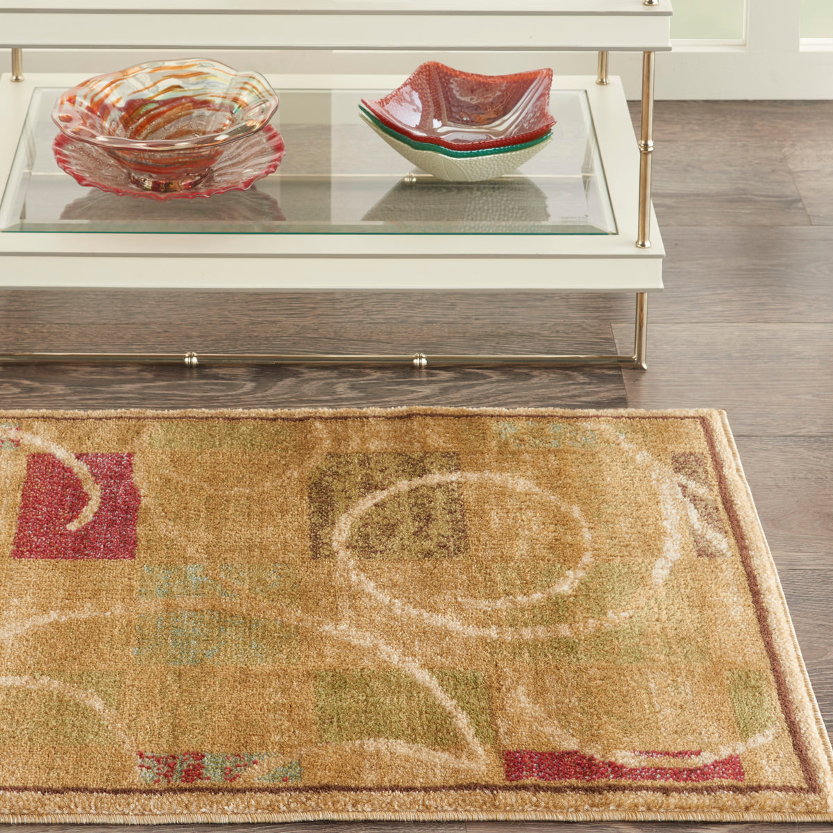 Expressions XP01 Beige Rug - room scene