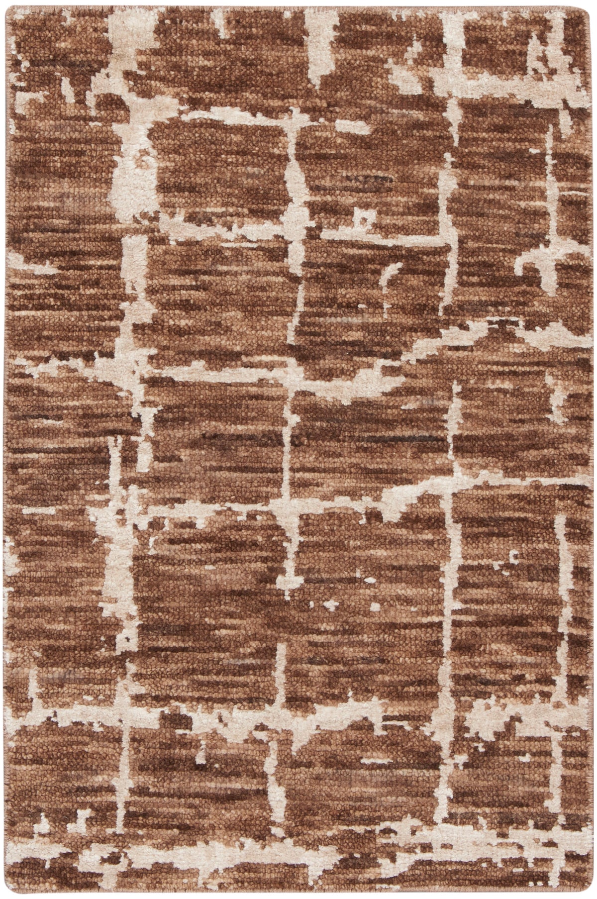 Luna LUN02 Mocha Ivory Rug - Rectangle