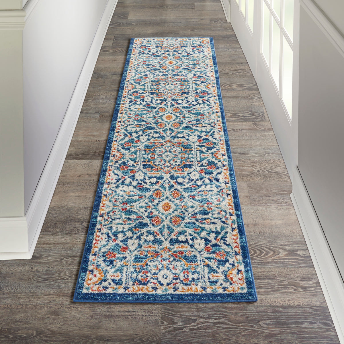Passion PSN28 Blue Multicolor Rug - room scene