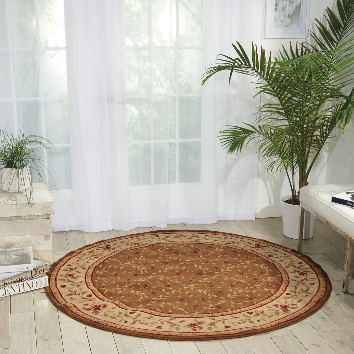 Ashton House AS08 Olive Rug - room scene