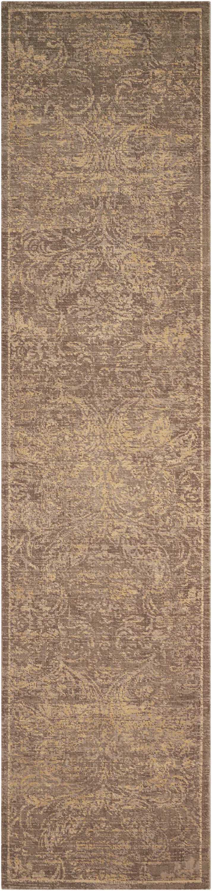 Silken Allure SLK19 Mushroom Rug - Runner