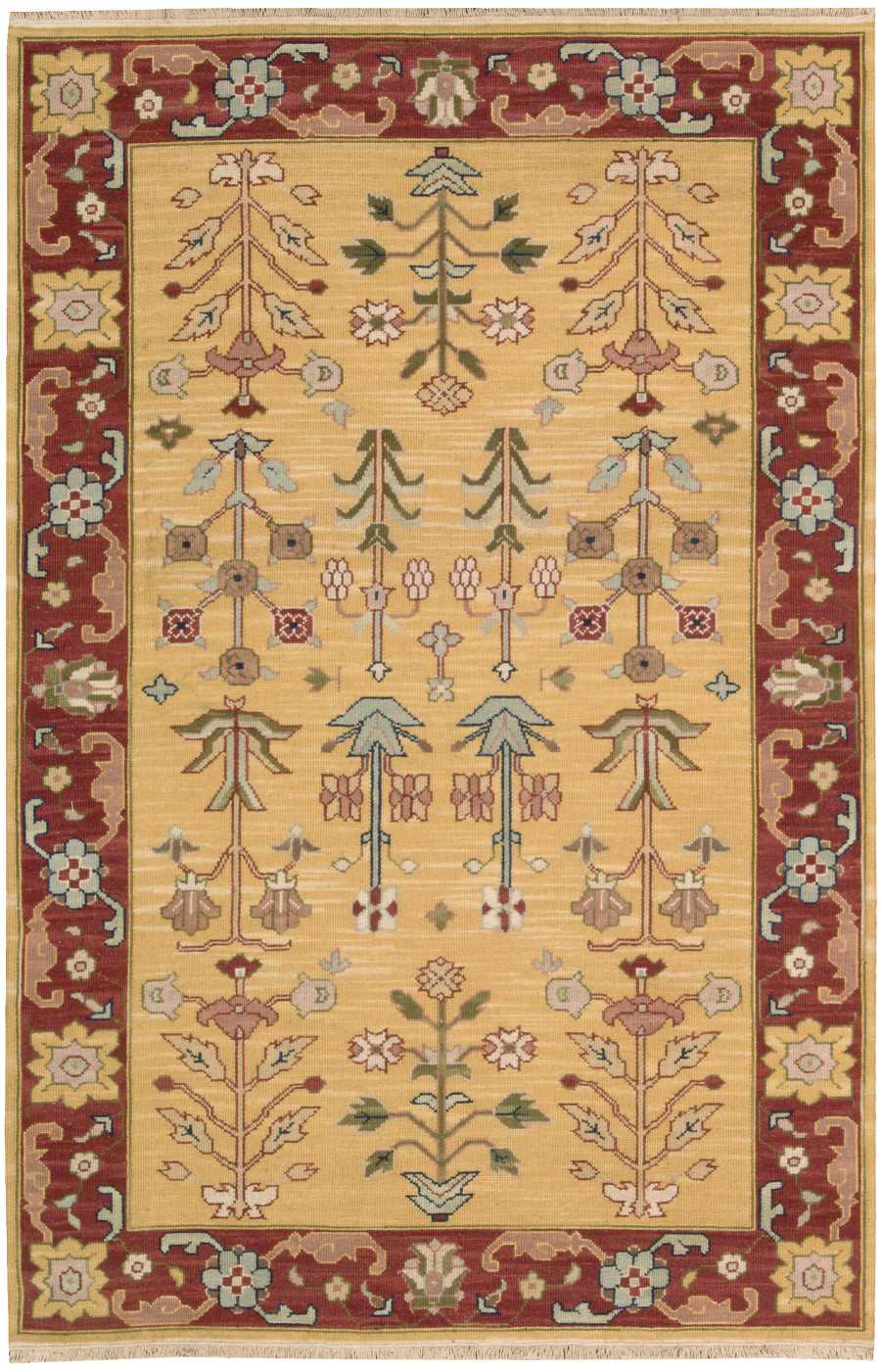 Nourmak SK92 Yellow Rug - room scene