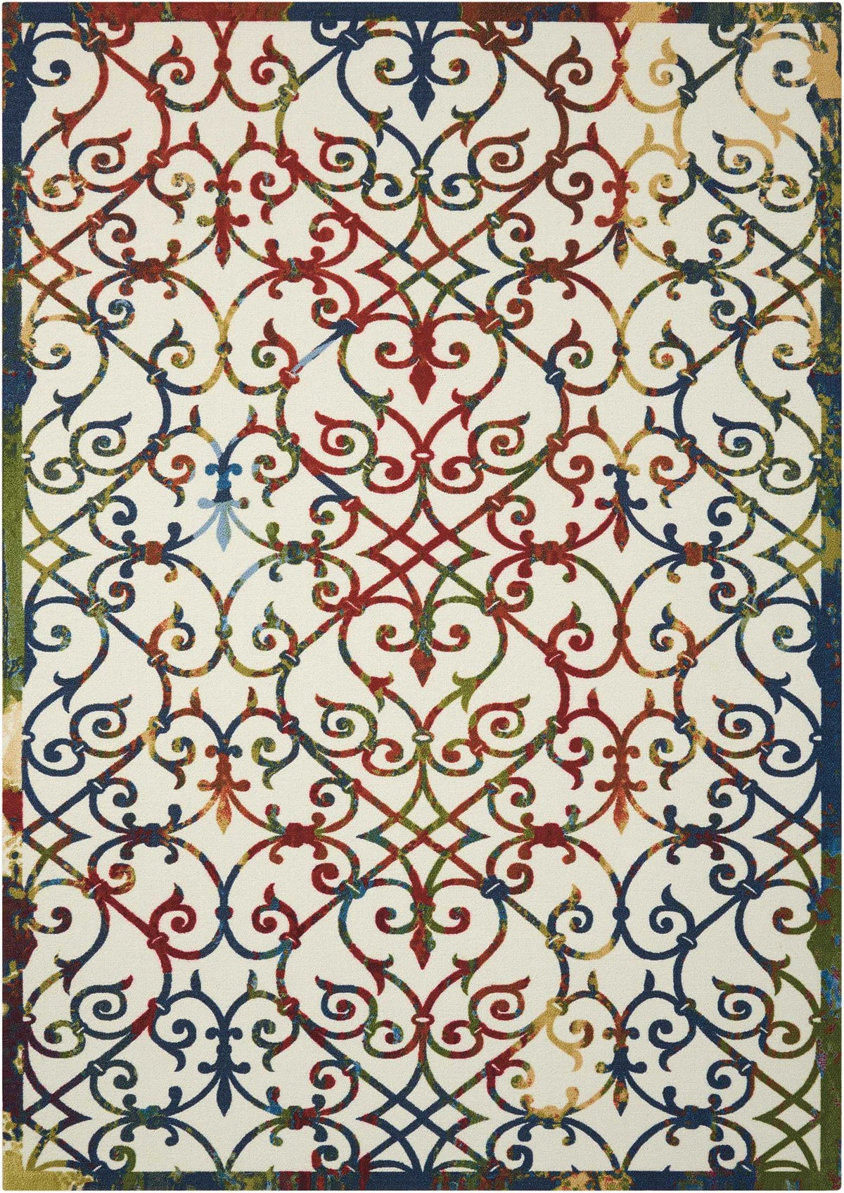 Home & Garden RS093 Multicolor Rug - Rectangle