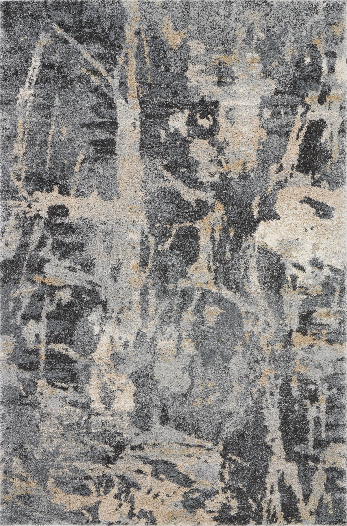 Fusion FSS10 Grey Rug - Rectangle