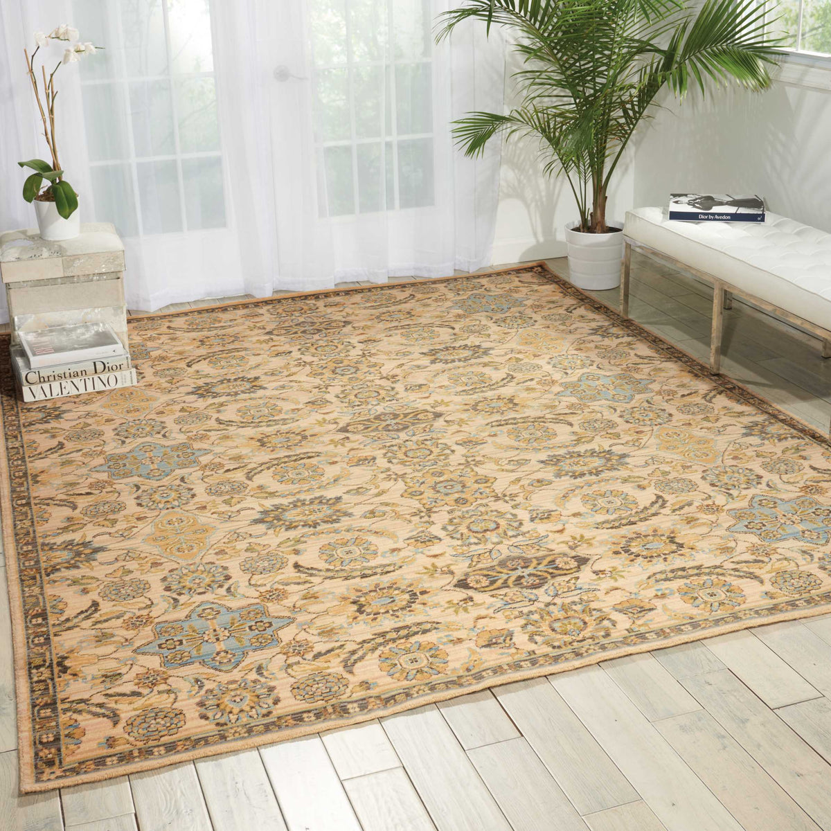 Timeless TML14 Beige Rug - room scene