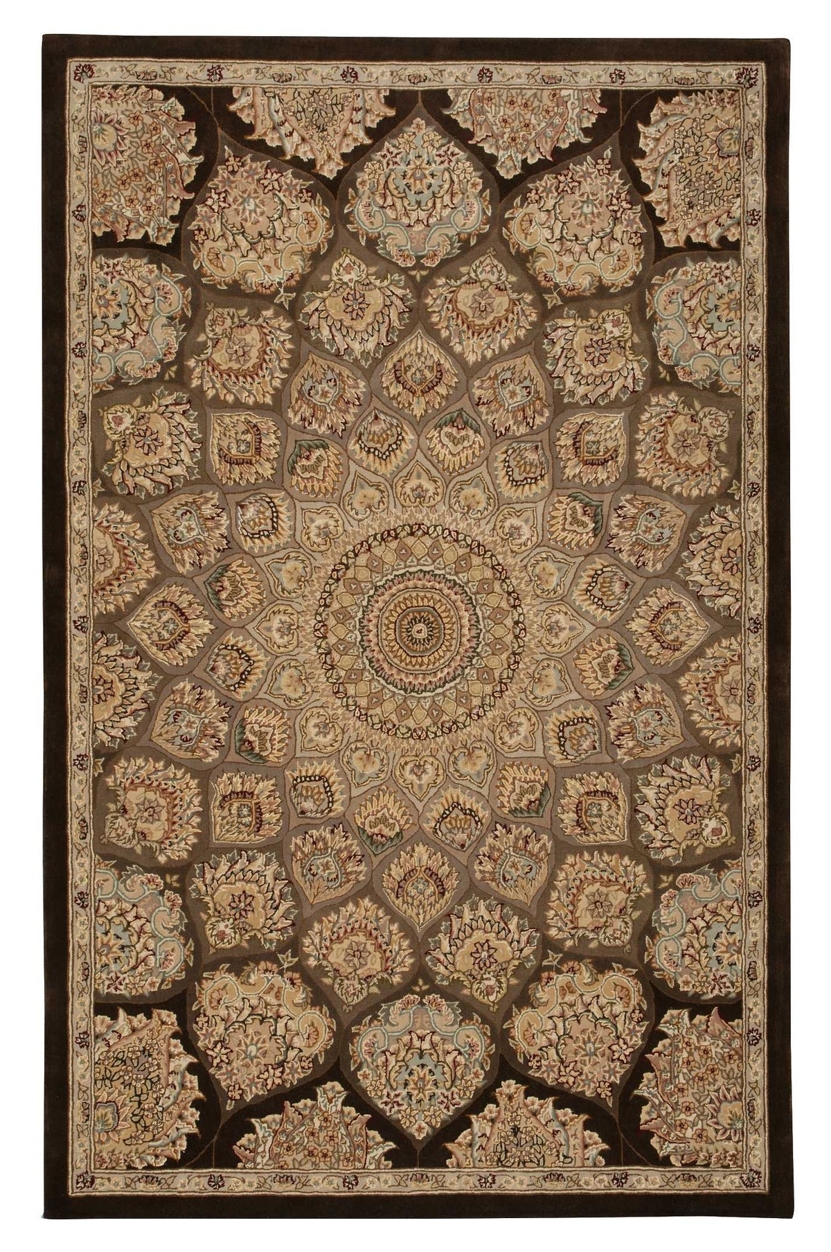 Nourison 2000 2318 Brown Rug - Rectangle