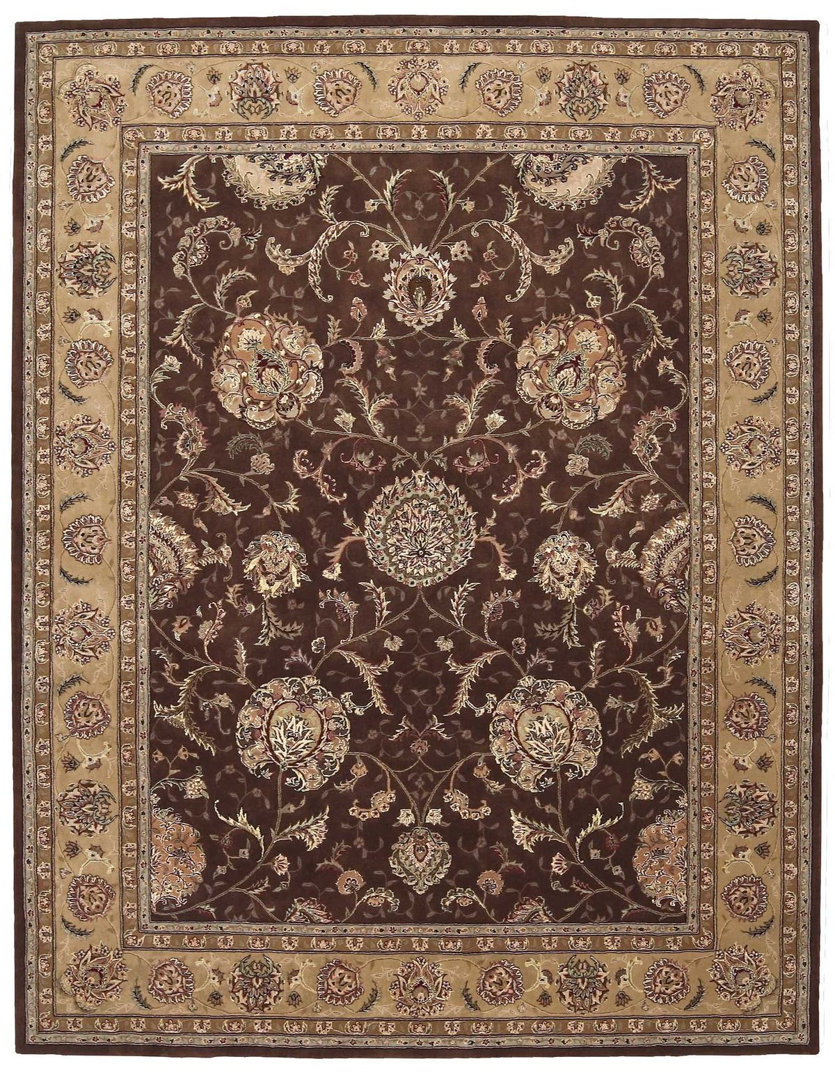 Nourison 2000 2206 Brown Rug - Rectangle