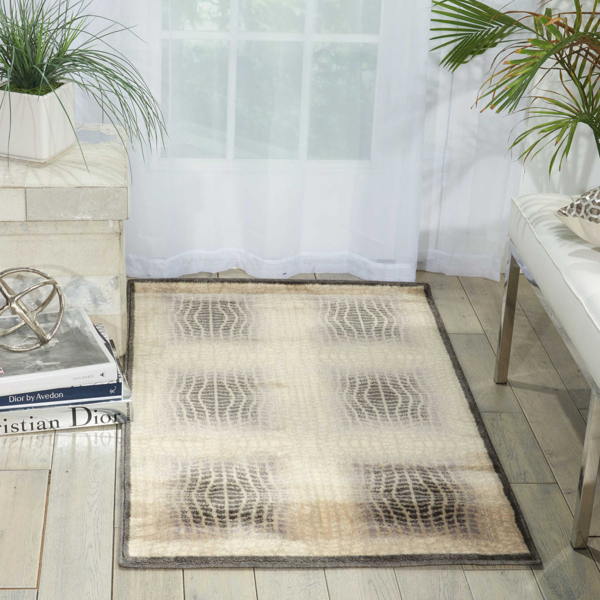 Utopia UTP01 Shell Rug - room scene