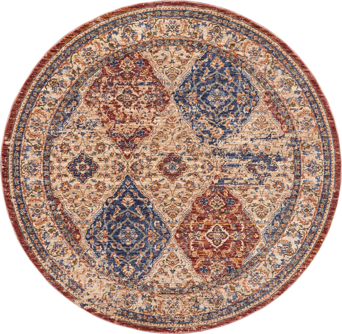Lagos LAG05 Multicolor Rug - Round