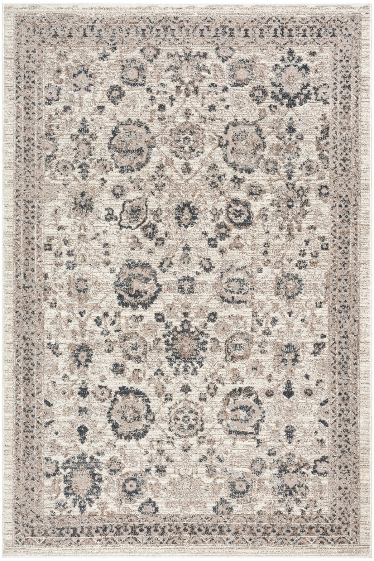 Eco Cycle ECY02 Ivory Multicolor Rug - Rectangle