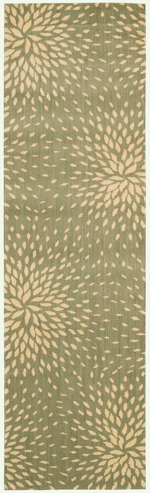Capri CAP2 Light Green Rug - Runner