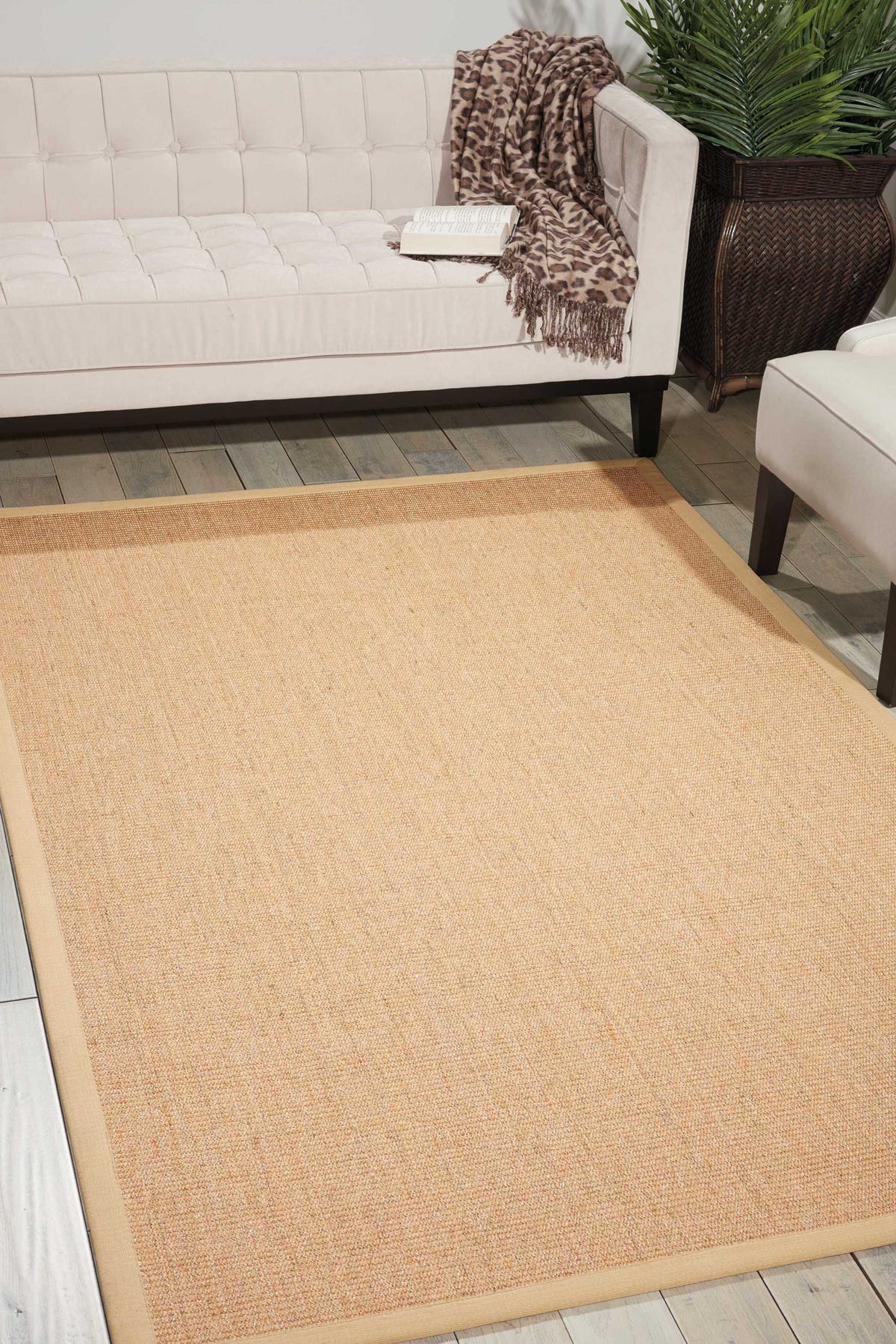 Brilliance MA700 Sand Rug - room scene