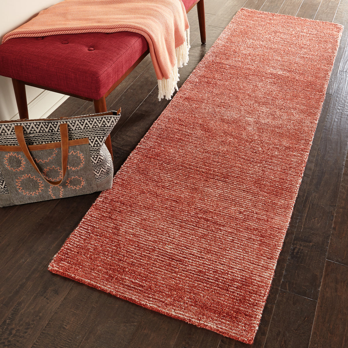 Weston WES01 Brick Rug - room scene