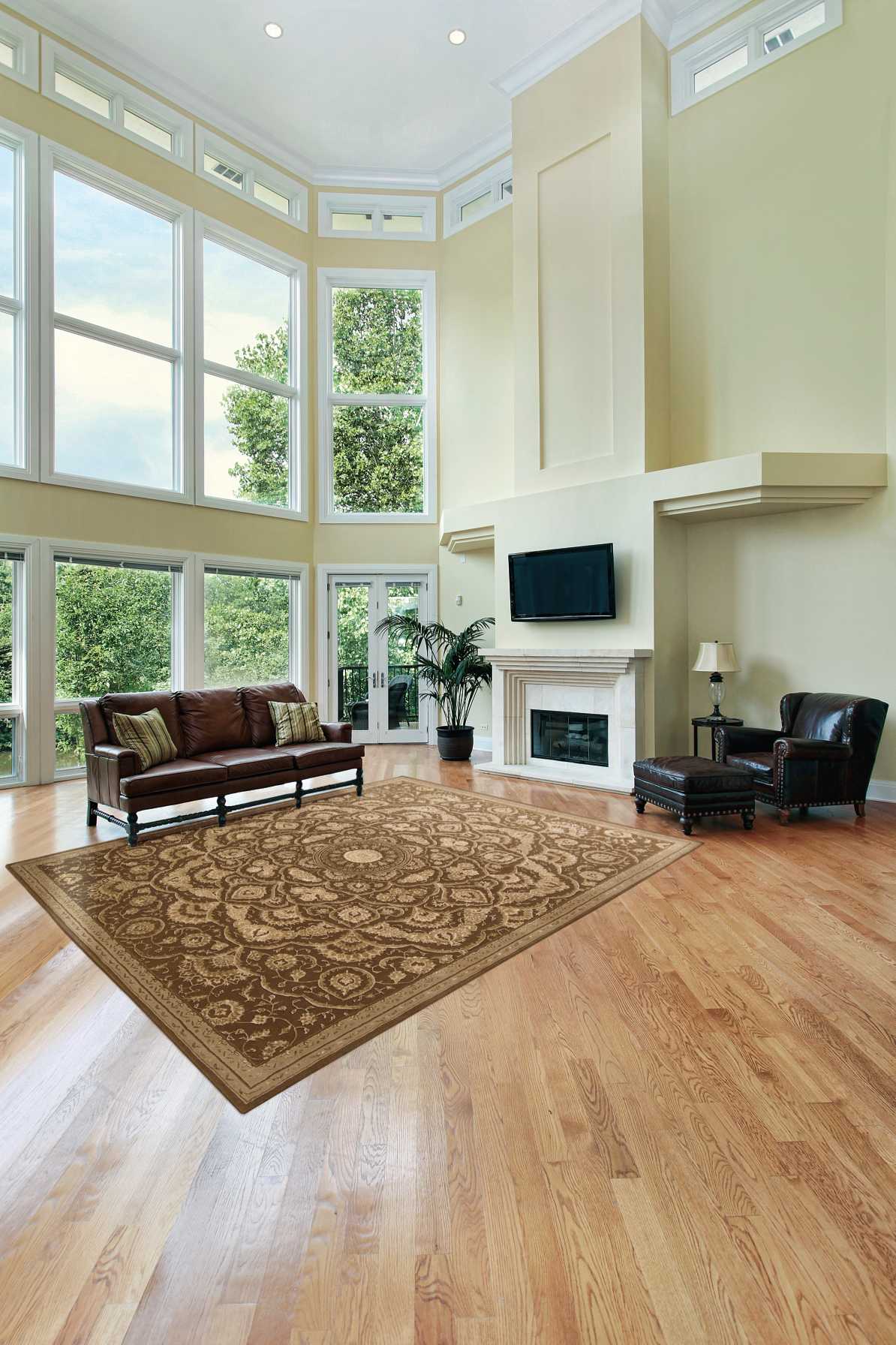 Regal REG02 Chocolate Rug - room scene