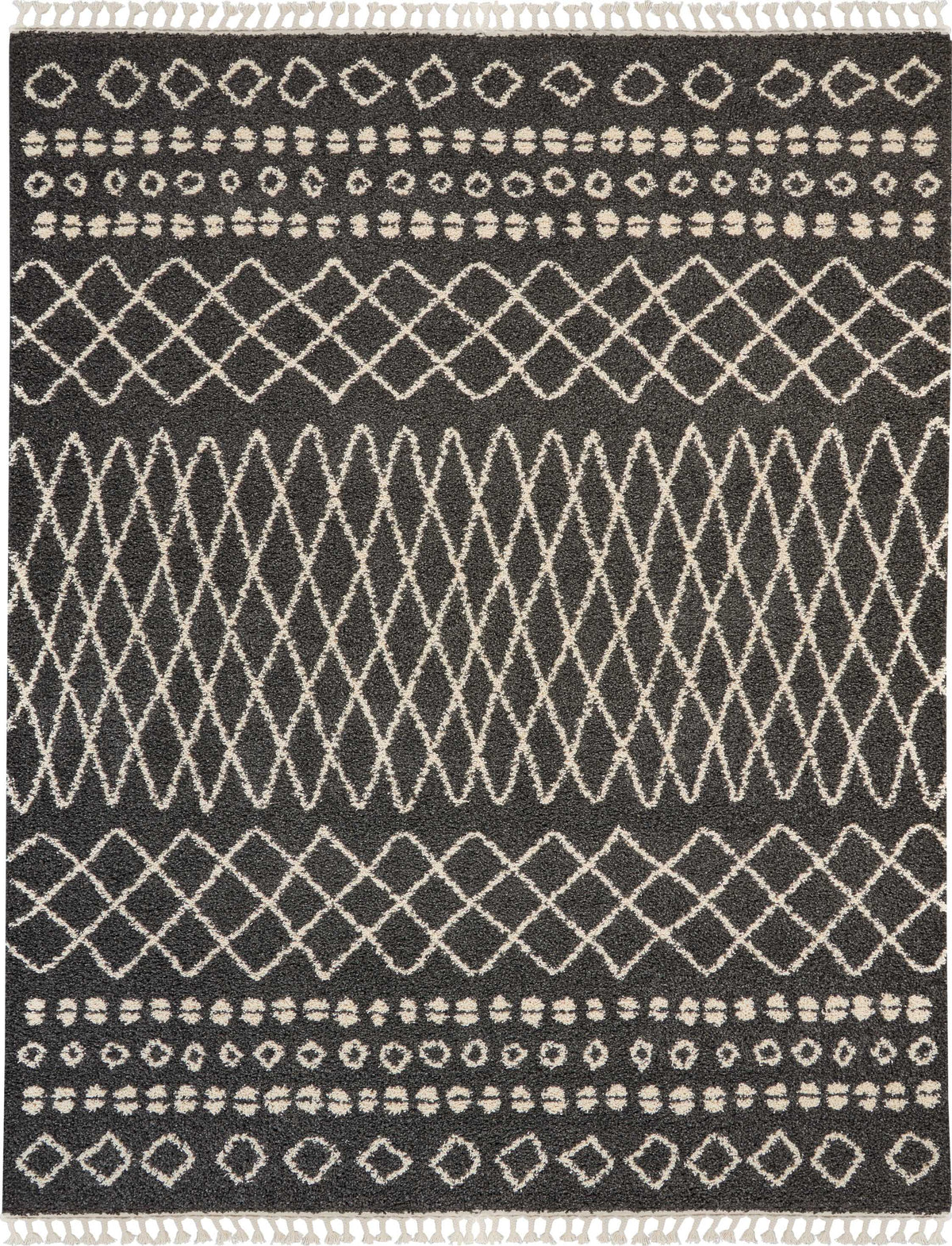 Moroccan Shag MRS02 Charcoal Rug - Rectangle