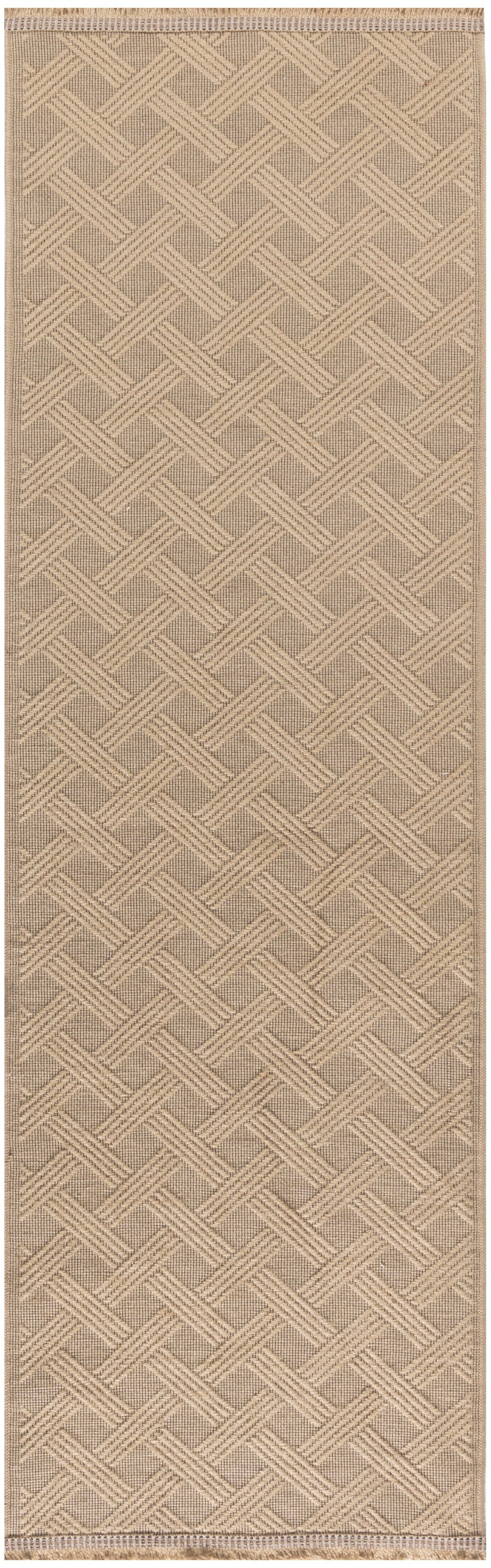 Washable Jute WSJ02 Natural Rug - Runner