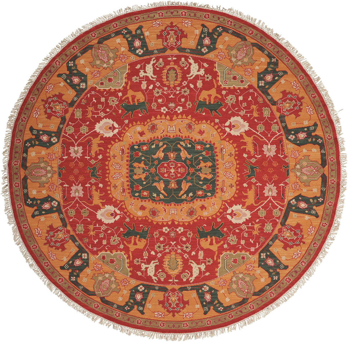 Nourmak SK63 Red Rug - Round
