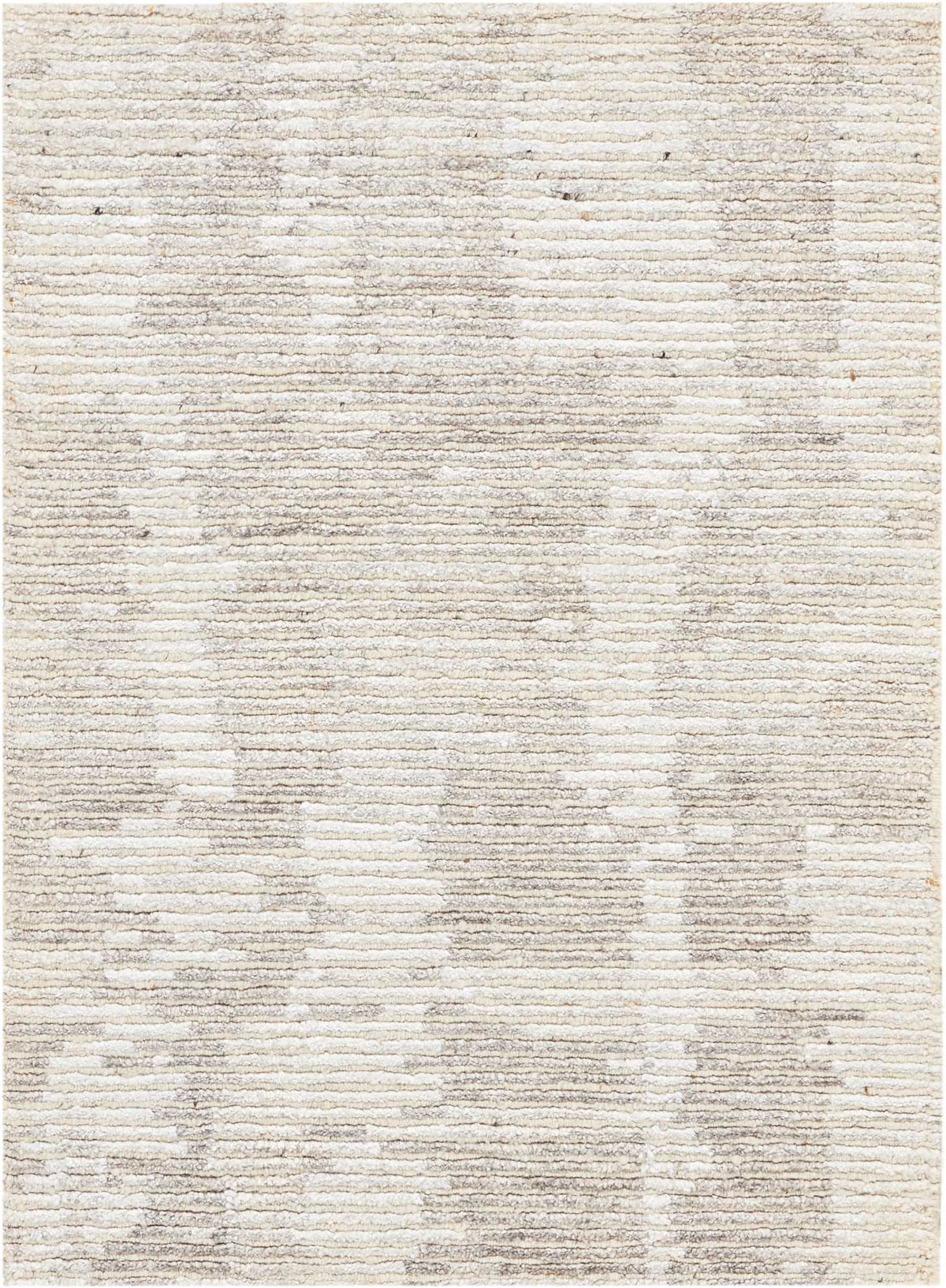 Ellora ELL01 Ivory Grey Rug - Rectangle