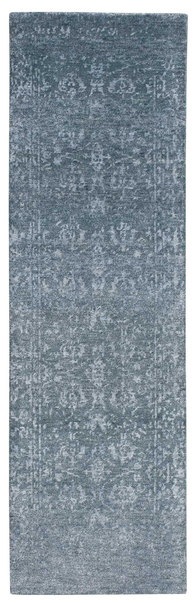 Silk Shadows SHA15 Blue Stone Rug - Runner