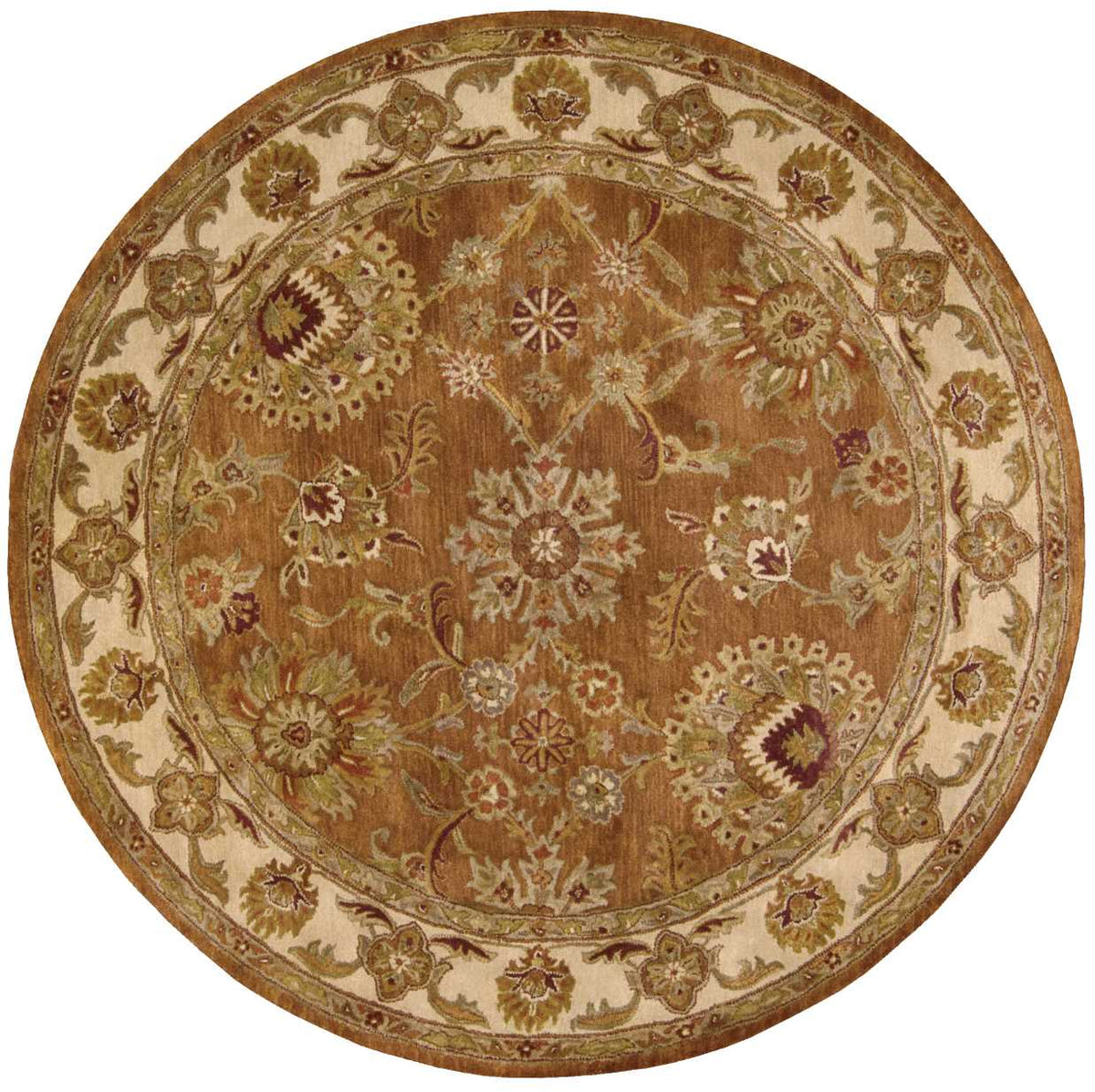 Jaipur JA13 Rust Rug - Round