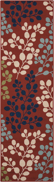 Caribbean CRB01 Rust Rug - Runner