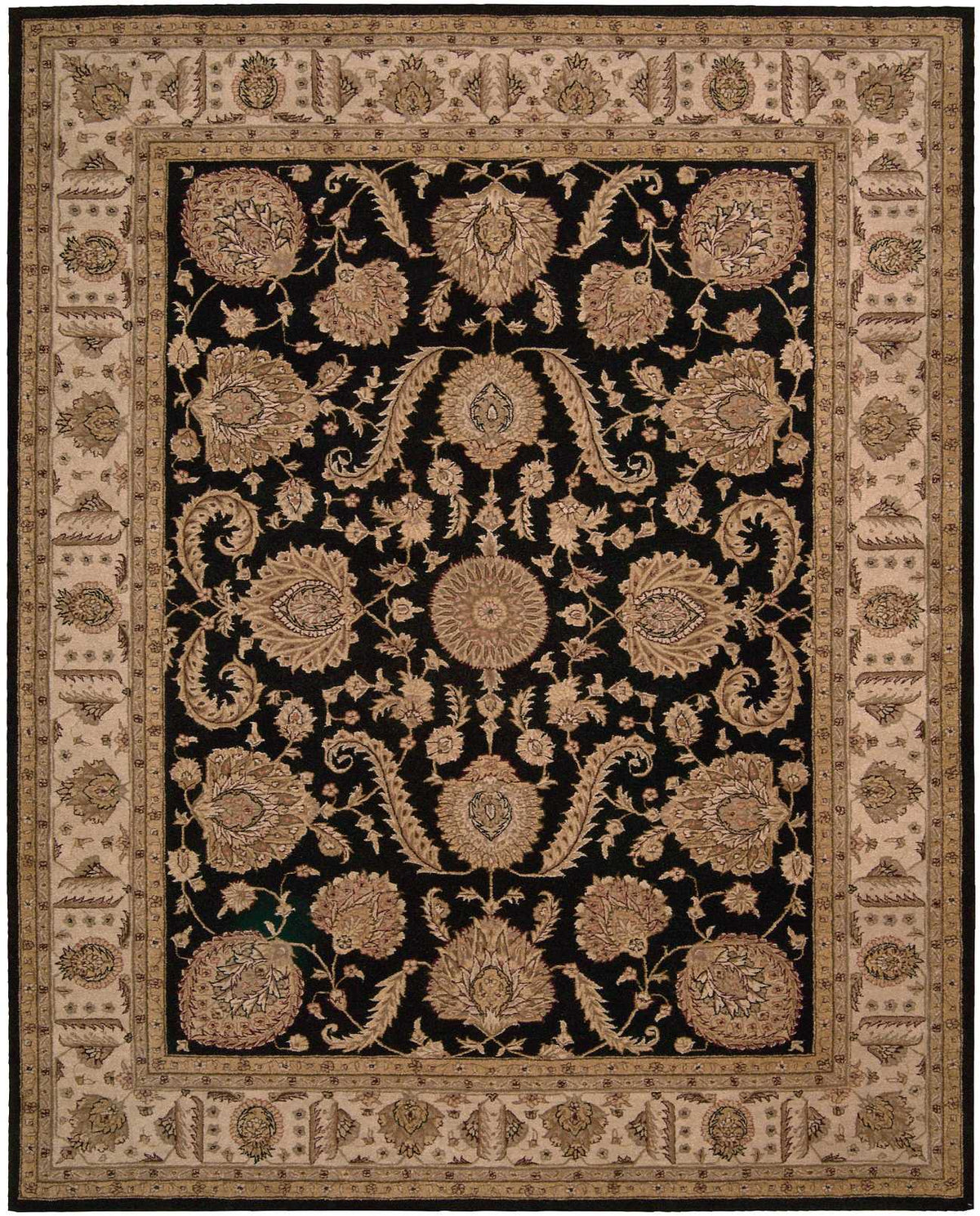 Heritage Hall HE19 Black Rug - Rectangle
