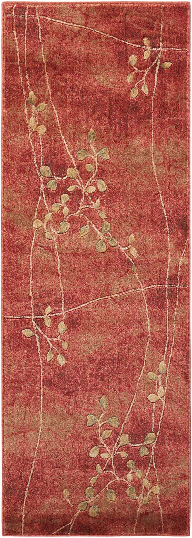 Somerset ST74 Flame Rug - Runner