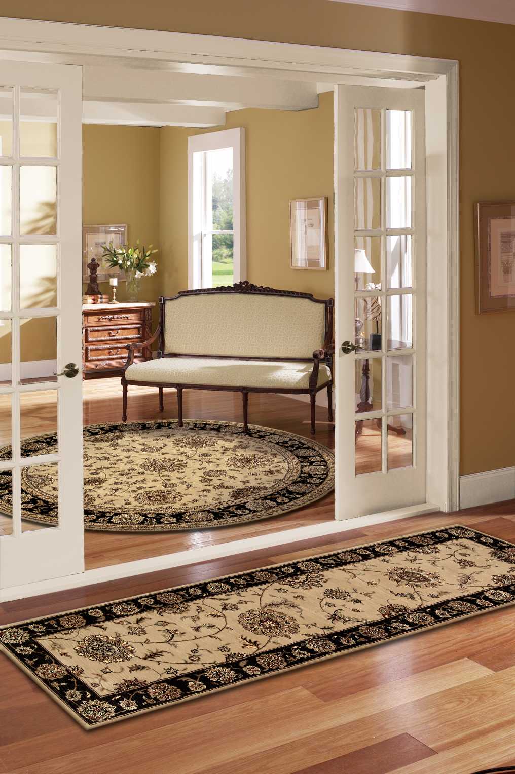 Nourison 2000 2207 Beige Rug - room scene