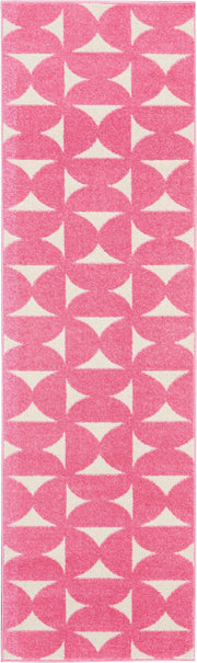 Harper DS301 Pink Rug - Runner
